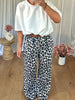 PANTALON GAZE LÉOPARD