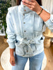 VESTE DÉNITSA BLEU CLAIR