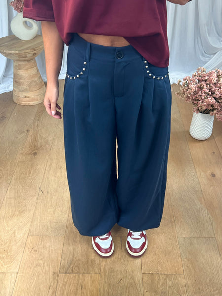 PANTALON RAPHAEL MARINE