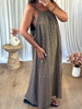 ROBE VISCOSA KAKI