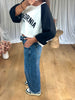 JEANS BALLON TAILLE REVERS