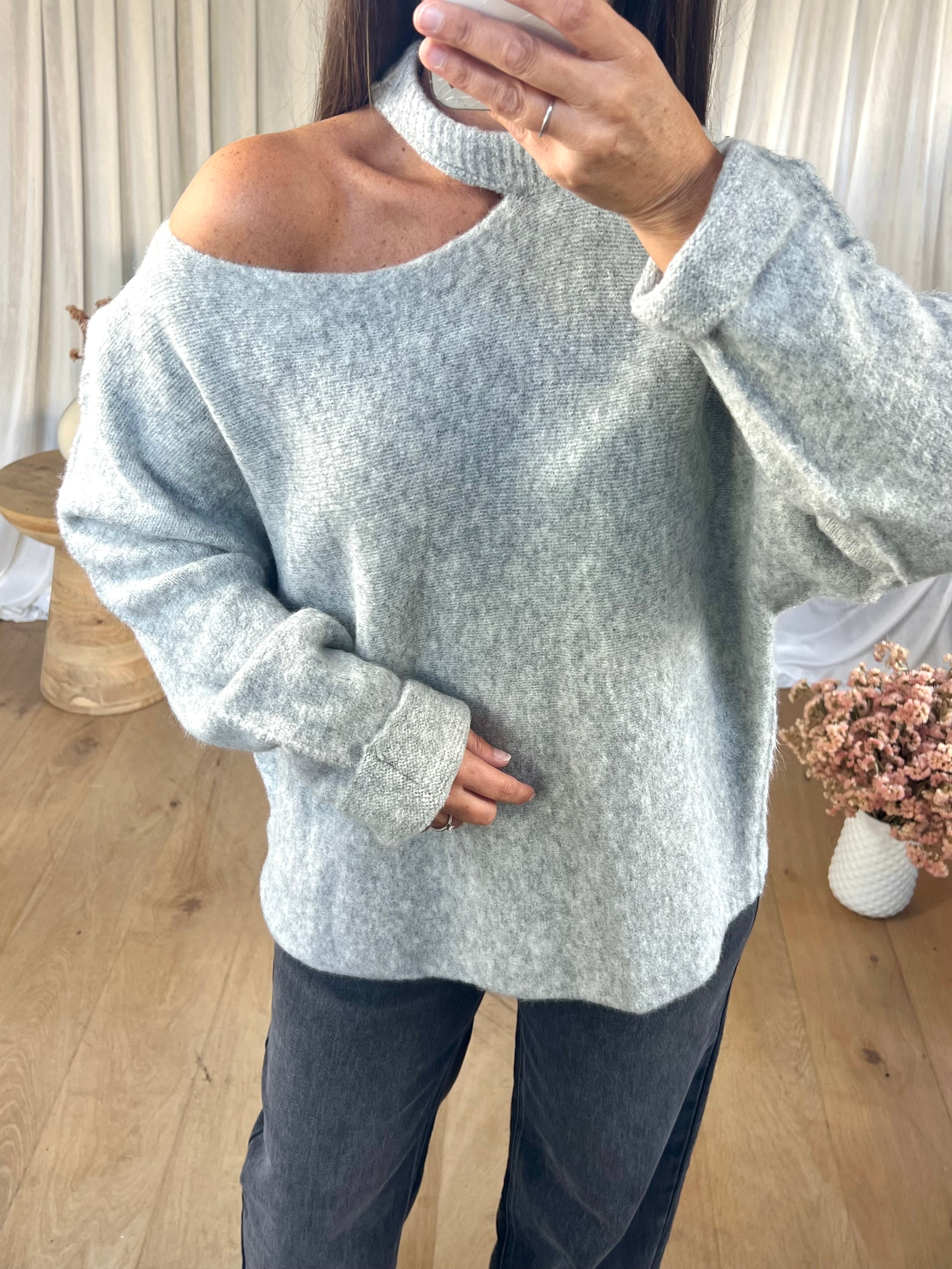 PULL PAULA GRIS