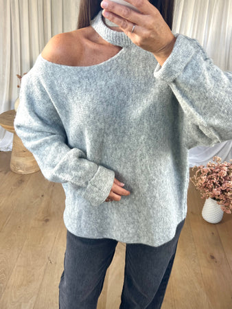 PULL PAULA GRIS