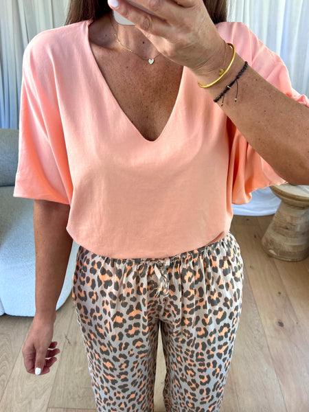 TOP  MÉLANIE ORANGE