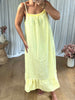 ROBE VICHY JAUNE