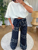 PANTALON BANDANA NOIR