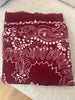 FOULARD BANDANA  BORDEAU