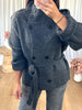 GILET COL MONtANT GRIS