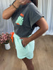 SHORT KELLY VERT D'EAU