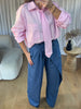 CHEMISE CRAVATE ROSE