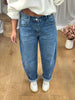 JEANS BARREL TAILLE RÉGLABLE
