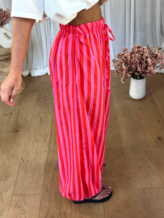 PANTALON BOULE RAYÉ