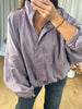 VESTE DENIM PRUNE