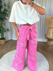 PANTALON BANDANA ROSE