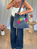 SAC CABAS DENIM GOOD VIBES