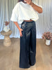PANTALON LARGE SIMILI