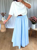 JUPE VICHY BLEU