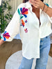 CHEMISE FLORA BRODÉE