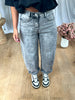JEANS BARELL GRIS DÉLAVÉ