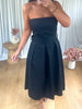 ROBE BUSTIER NOIR