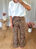 PANTALON FLUIDE LÉOPARD