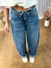JEANS BALLON TAILLE REVERS