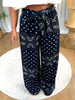 PANTALON BANDANA NOIR