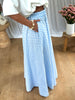 JUPE VICHY BLEU