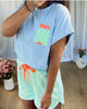 T-SHIRT IBIZA BLEU