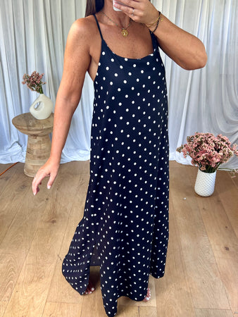 ROBE NAËL POIS NOIR