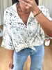 CHEMISE GAZE BANDANA BLANC