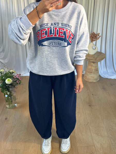SWEAT BELIEVE GRIS