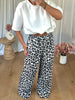 PANTALON GAZE LÉOPARD