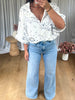 CHEMISE GAZE BANDANA BLANC