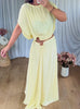 ENSEMBLE ANNEAUX JAUNE