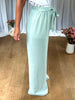 PANTALON STONE VERT D'EAU