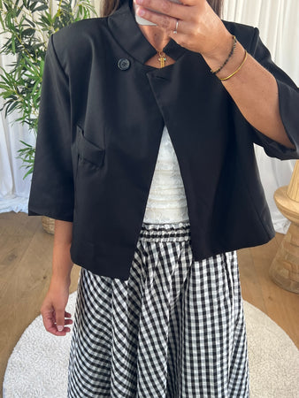 BLAZER CROISÉ COURT