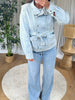 VESTE DÉNITSA BLEU CLAIR
