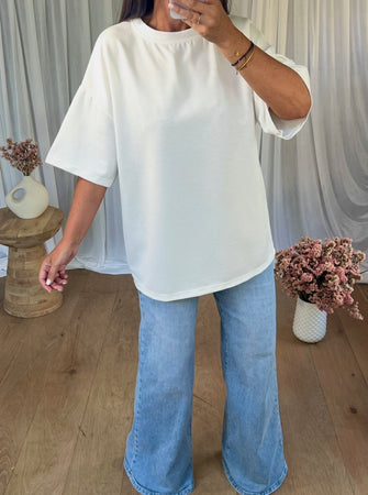 T-SHIRT COEUR DENTELLE