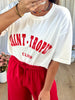 T-SHIRT SAINT TROPEZ CLUB BLANC