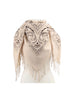 ÉCHARPE  BANDANA FRANGES BEIGE