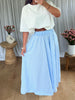 JUPE VICHY BLEU