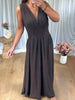 ROBE SOLANGE CHOCO