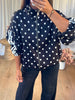 VESTE ZIPPÉE POIS