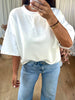 T-SHIRT COEUR DENTELLE
