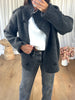 GILET COL MONtANT GRIS