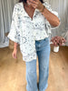 CHEMISE GAZE BANDANA BLANC