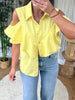 CHEMISE DENIM VOLANT