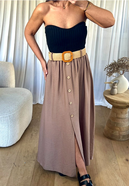JUPE JOY TAUPE