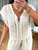 TOP CROCHET BEIGE